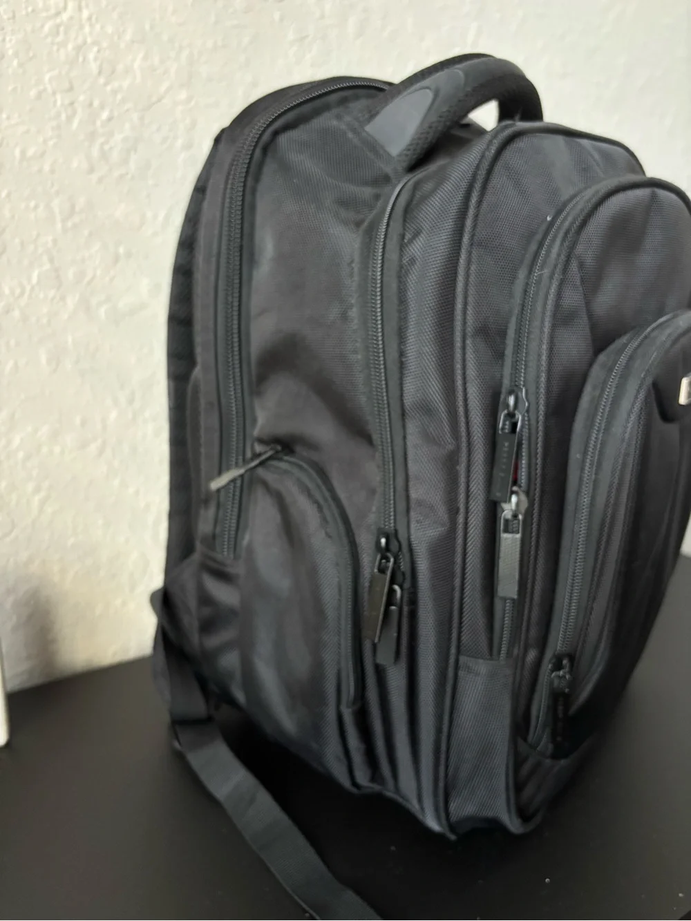 Perry Ellis Black Backpack for Men - Durable Everyday Carry